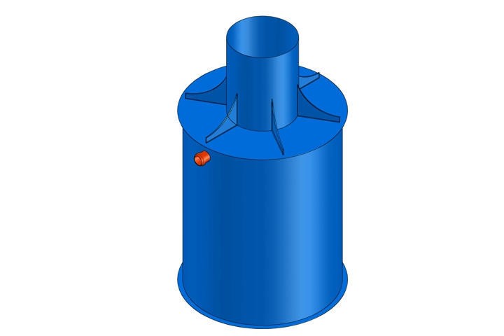 Пескоуловитель  ПЭ-29-4000 (подземный вертикальный)